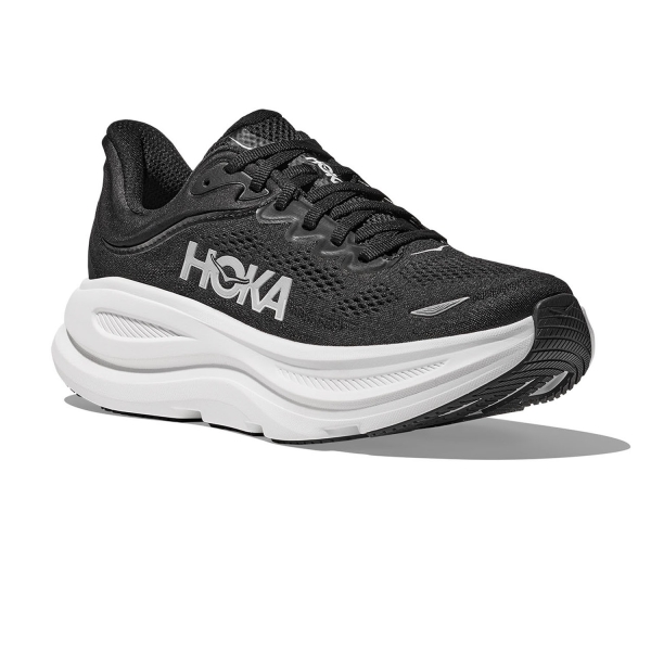 Hoka Bondi 9 Wide - Black/White