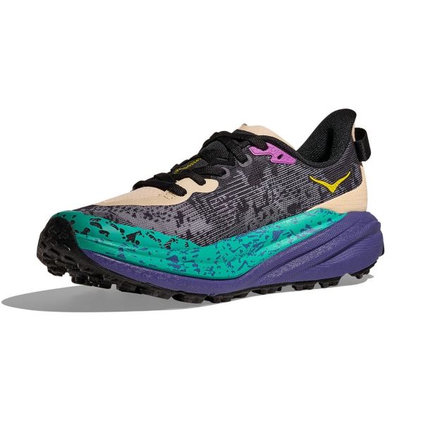 Hoka Speedgoat 6 - Oatmeal/Mountain Iris