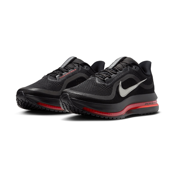Nike Pegasus Premium - Black/Metallic Silver/Bright Crimson
