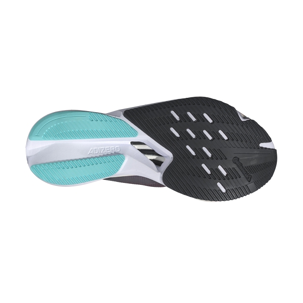 adidas adizero Boston 12 - Grey Five/Crystal Jade/Lucid Pink