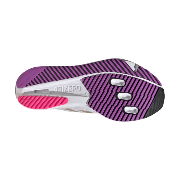 adidas adizero SL 2 - FTWR White/Gold Metal/Purple Burst