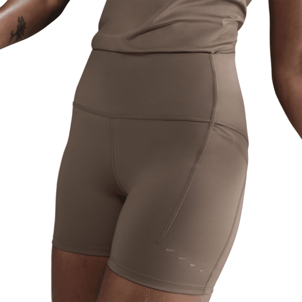 Nike Swift 4in Pantaloncini - Mink Brown/Reflective Silver