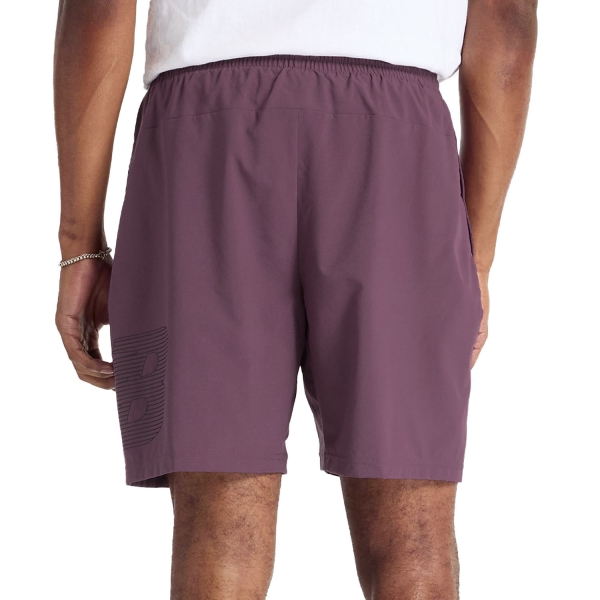 New Balance Essentials Graphic 7in Pantaloncini - Faded Plum