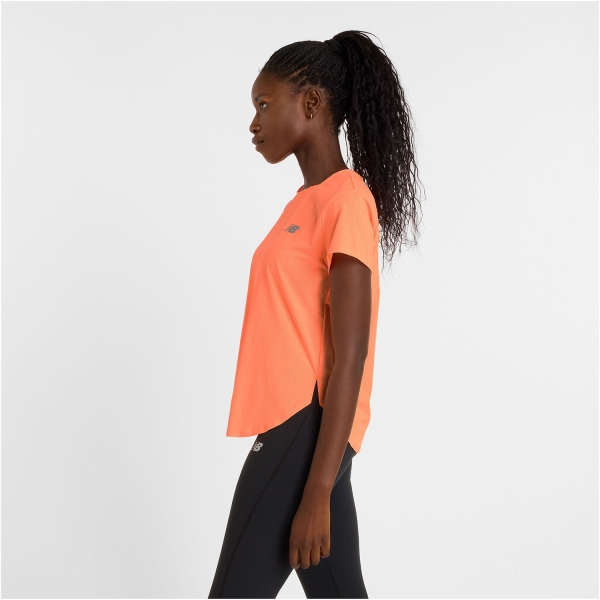 New Balance Race Day Camiseta - Hot Mango
