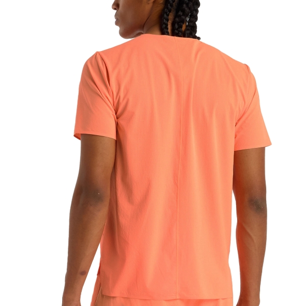 New Balance Race Day T-Shirt - Hot Mango