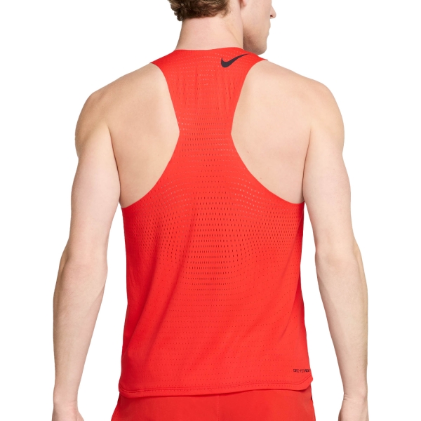 Nike Dri-FIT ADV AeroSwift Tank - Light Crimson/Black