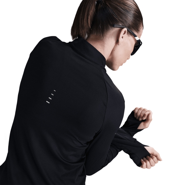 Nike Dri-FIT Swift UV Maglia - Black/Reflective Silver