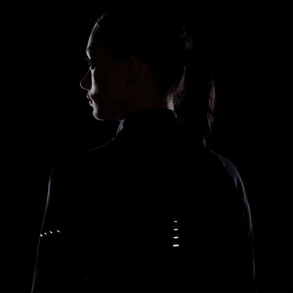 Nike Dri-FIT Swift UV Maglia - Black/Reflective Silver