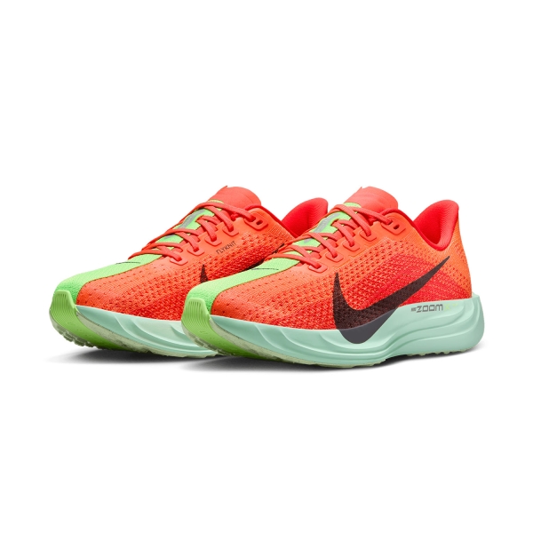 Nike Pegasus Plus - Bright Crimson/Cave Purple/Lime Blast