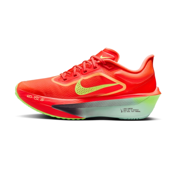 Nike Zoom Fly 6 - Bright Crimson/Cave Purple/Lime Blast