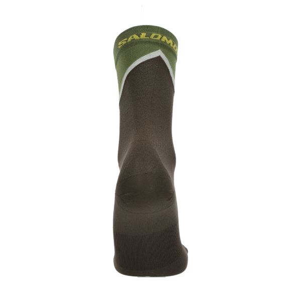 Salomon Pulse Crew Socks - Wren/Deep Lichen Green/Spicy Mustard