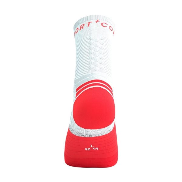 Compressport Pro Marathon V2.0 Calze - Fluo Red/White