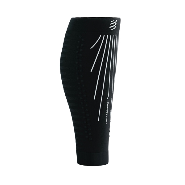 Compressport R2 Aero Gambaletti a Compressione - Black/White