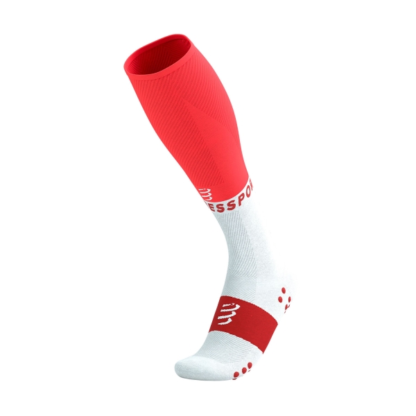 Compressport Full Oxygen Calze - Fluo Red
