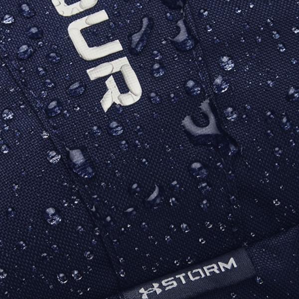 Under Armour Hustle Lite Zaino - Midnight Navy/Metallic Silver