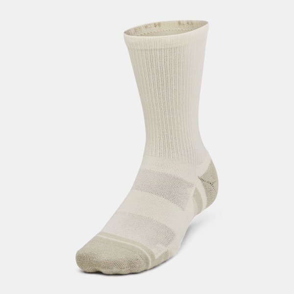 Under Armour Performance Tech Crew x 3 Calze - City Khaki/Ivory Dune/Taupe Dusk