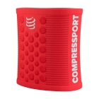 Compressport 3D Dots Polsini - Fluo Red/White