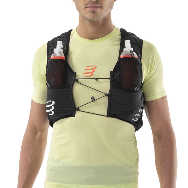 Zaino idratazione Compressport Ultrun Evo 10 Zaino  Black XBPU6069000