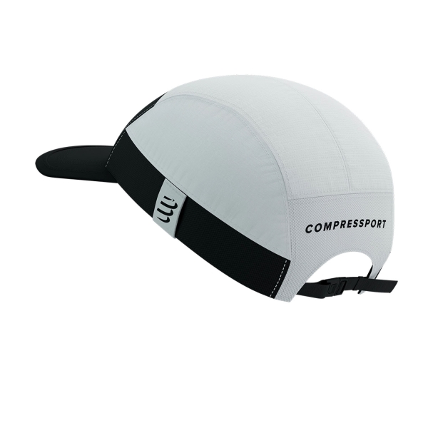 Compressport 5 Panel Light Logo Cappello - White/Black