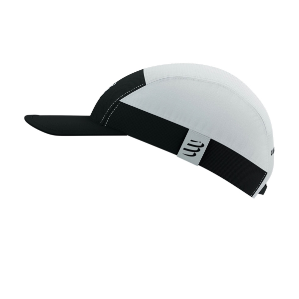 Compressport 5 Panel Light Logo Cappello - White/Black