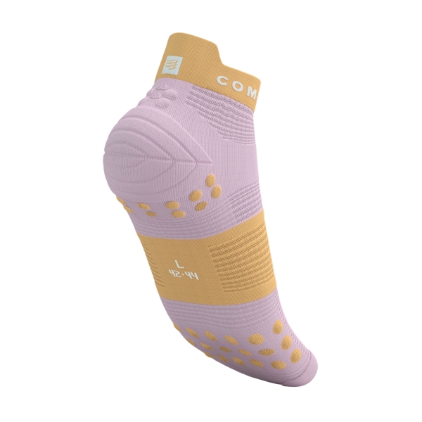 Compressport Pro Racing V4.0 Logo Socks - Roseate/Buff Orange