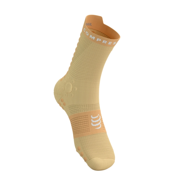 Compressport Pro Racing V4.0 Trail Socks - Impala/Buff Orange