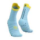 Compressport Pro Racing V4.0 Ultralight Calze - Cashmere Blue/Maize