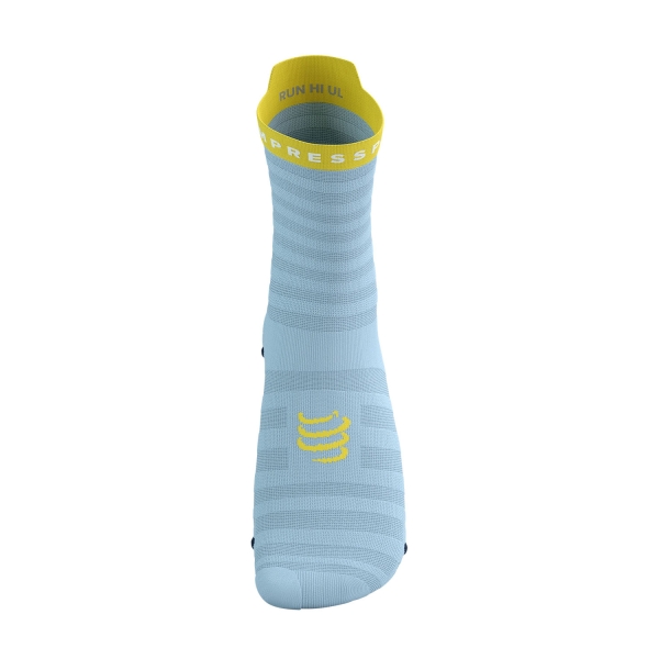 Compressport Pro Racing V4.0 Ultralight Calze - Cashmere Blue/Maize