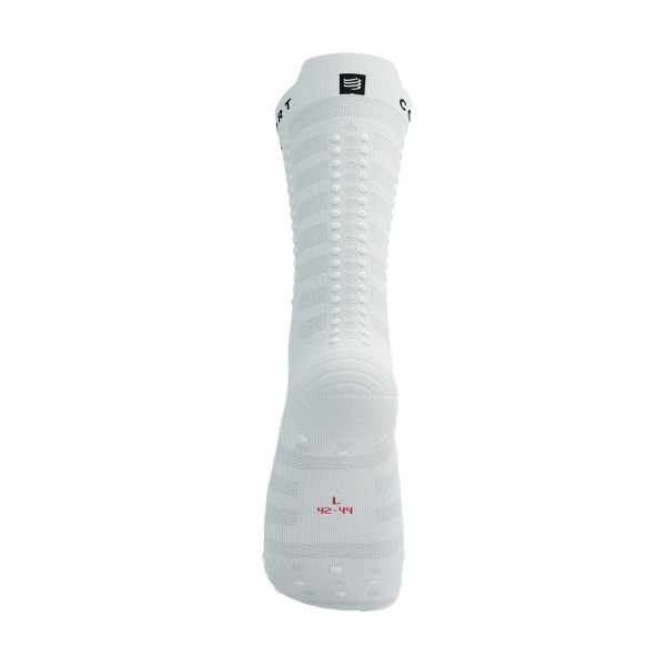 Compressport Aero Calze - White/Fluo Red