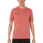 Asics Road Maglietta - Dark Pink Clay