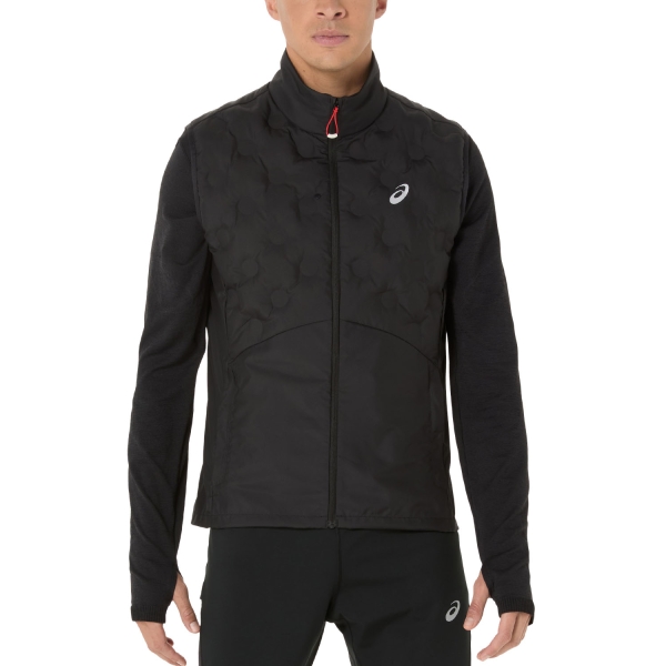 Giacca Running Uomo ASICS Road Winter Gilet  Performance Black 2011D090001