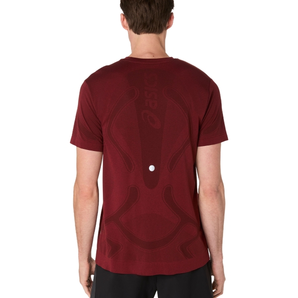ASICS Road Seamless Maglietta - Dark Red Planet