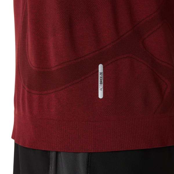 ASICS Road Seamless Maglietta - Dark Red Planet