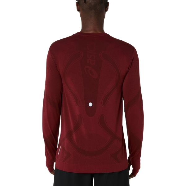 Asics Road Seamless Maglia - Dark Red Planet