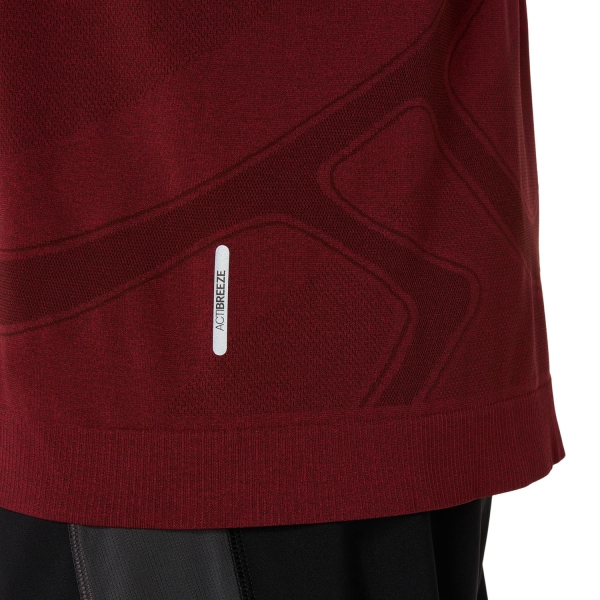 Asics Road Seamless Maglia - Dark Red Planet