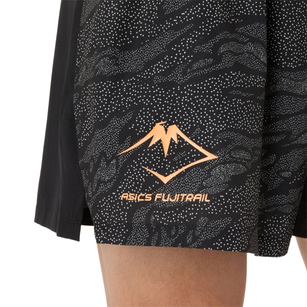 ASICS Fujitrail AOP 5in Pantaloncini - Performance Black