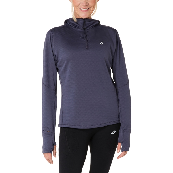 Felpe Running Donna ASICS Road Winter Felpa  Indigo Fog 2012D279500