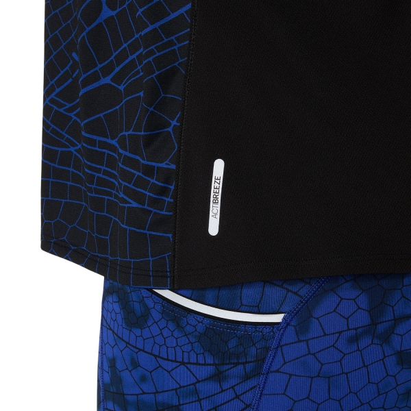 ASICS Road Lite-Show Maglietta - Performance Black/Dark Cobalt