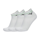 Mizuno Line Ankle x 3 Socks - White/Neo Mint