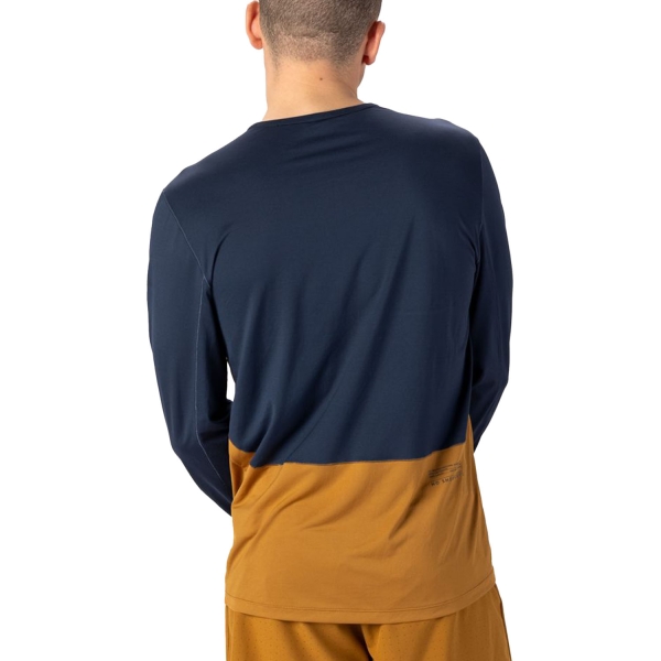 Scott Endurance Tech Camisa - Dark Blue/Bread Brown