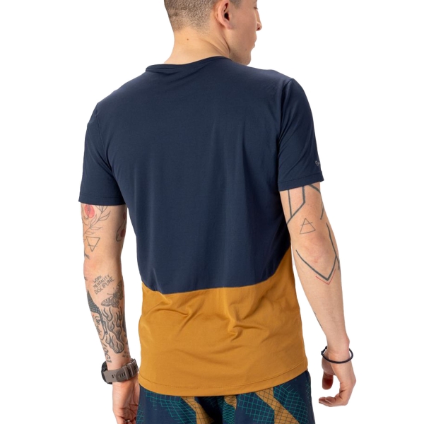 Scott Endurance Tech Maglietta - Dark Blue/Bread Brown