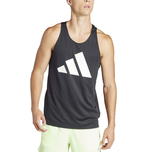 Canotta Running Uomo adidas Run It Canotta  Black IL7233