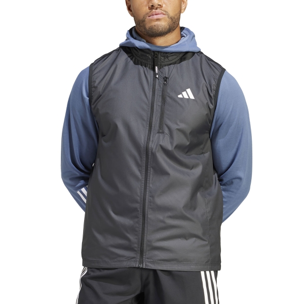 Giacca Running Uomo adidas OTR Gilet  Black IN1493