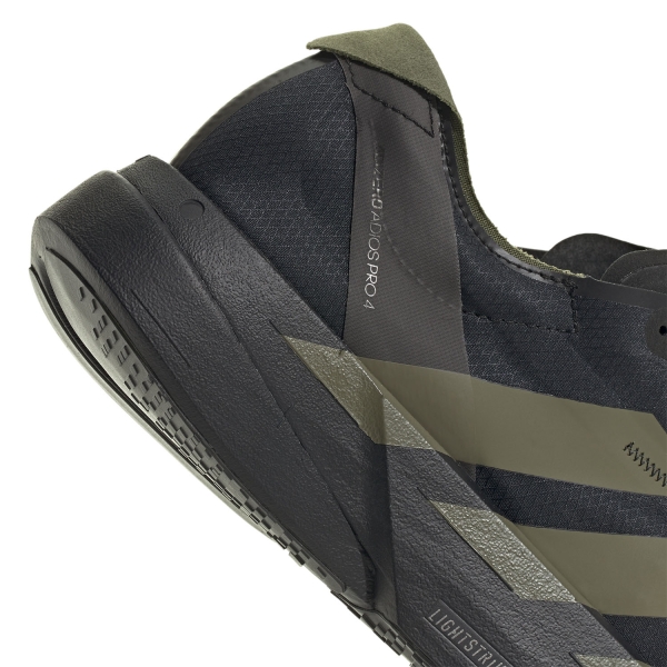 adidas adizero adios Pro 4 - Core Black/Focus Olive/Charcoal