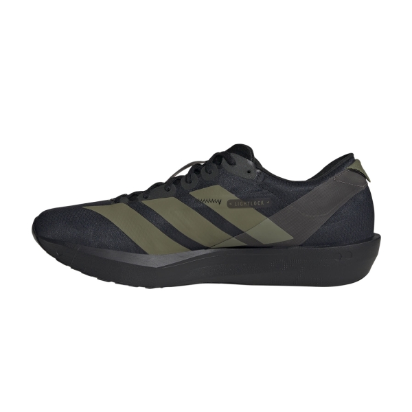 adidas adizero Adios 9 - Core Black/Focus Olive/Charcoal