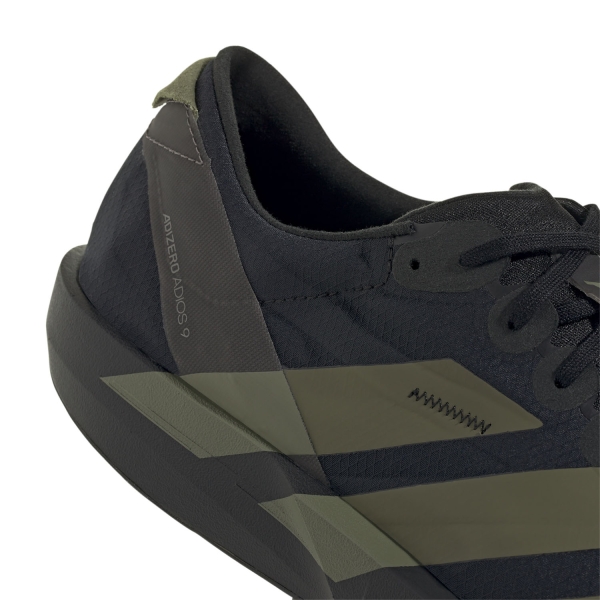 adidas adizero Adios 9 - Core Black/Focus Olive/Charcoal