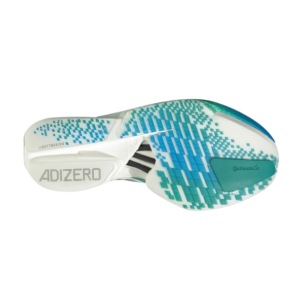 adidas adizero adios Pro 4 - Crystal White/Matte Silver/Glory Green