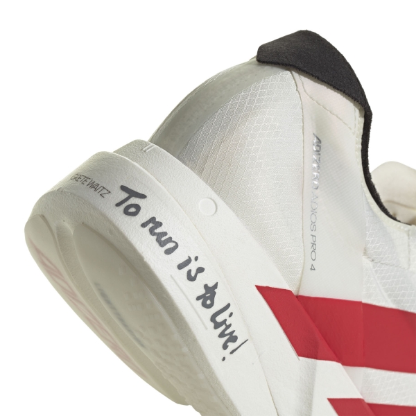adidas adizero adios Pro 4 - Off White/Better Scarlet/Core Black