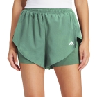 adidas AEROREADY 2 in 1 2in Pantaloncini - Silver Green