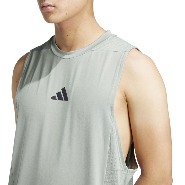 adidas Intensity Tank - Silver Green